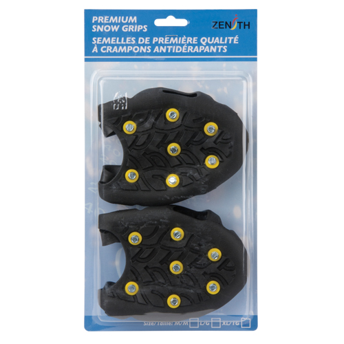 Heavy-Duty Anti-Slip Ice Cleats, Steel, Stud Traction, X-Large NRZ Safety Inc.