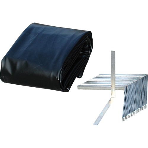 Ultra-Containment Berm&reg;, 2244 US gal. Capacity, 10' W x 30' L x 12" H, L-Bracket NRZ Safety Inc.