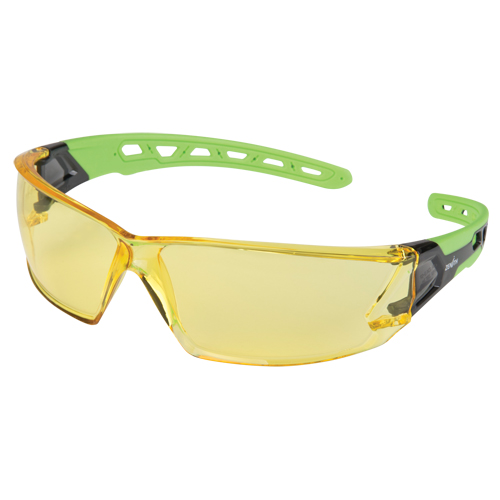Lunettes de s&eacute;curit&eacute; s&eacute;rie Z2500, Lentille Ambr&eacute;e, Anti-&eacute;gratignures, ANSI Z87+/R&eacute;pond ou surpasse la norme CSA Z94.3 NRZ Safety Inc.