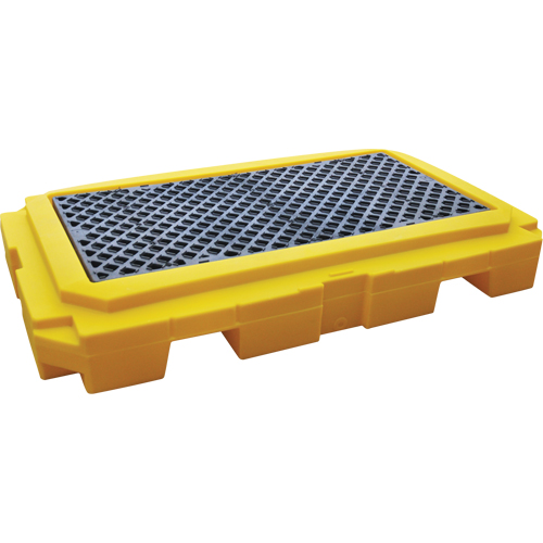 Spill Pallet Plus With Drain, 66 US gal. Spill Capacity, 65.5" x 40" x 8.75" NRZ Safety Inc.
