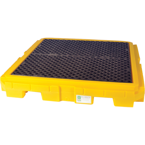 Spill Pallet Plus Without Drain, 75 gal. Spill Capacity, 62" x 62" x 8.75" NRZ Safety Inc.