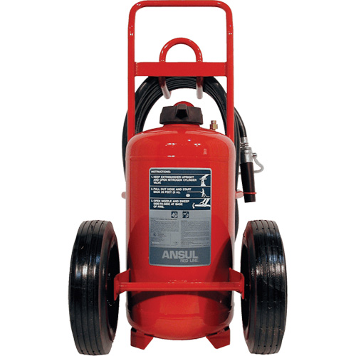 Red Line&reg; Wheeled Fire Extinguishers, BC, 150 lbs. Capacity NRZ Safety Inc.