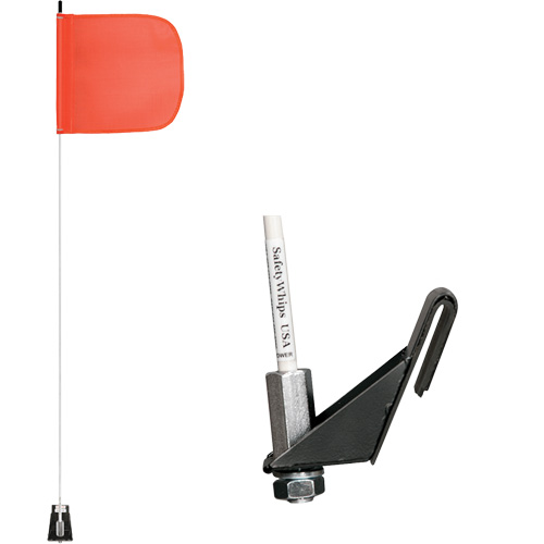 Safety Whip&reg; Light-Duty Whips, Window Mount, 5' High, Orange NRZ Safety Inc.