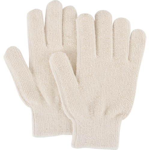 Heat-Resistant Gloves, Terry Cloth, Large, Protects Up To 212° F (100° C) NRZ Safety Inc.