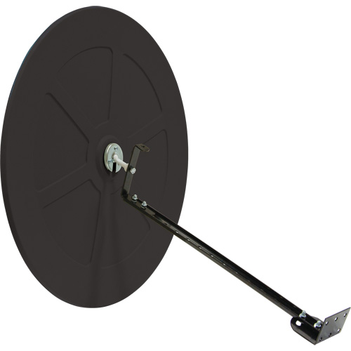 Miroir convexe avec support, Int&eacute;rieur/Ext&eacute;rieur, Diam&egrave;tre 30" NRZ Safety Inc.