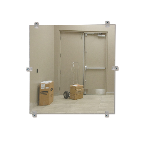 Miroir plat, 18" ha x 30" la, Non encadr&eacute; NRZ Safety Inc.