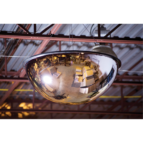 360° Dome Mirror, Full Dome, Closed Top, 18" Diameter NRZ Safety Inc.