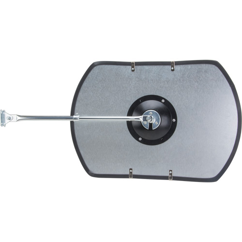 Roundtangular Convex Mirror with Telescopic Arm, 12" H x 18" W, Indoor/Outdoor NRZ Safety Inc.