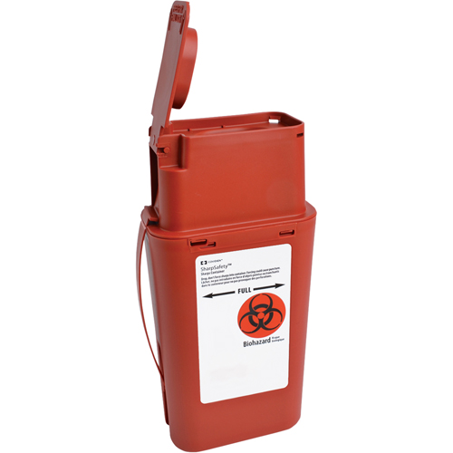 Contenant de transport pour articles pointus/tranchants NRZ Safety Inc.