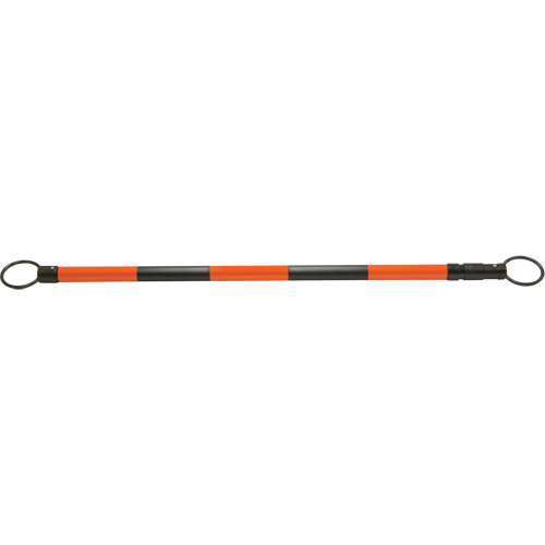 Retractable Cone Bar, 7' 5" Extended Length, Black/Orange NRZ Safety Inc.