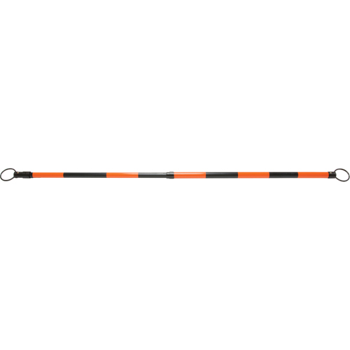 Retractable Cone Bar, 7' 5" Extended Length, Black/Orange NRZ Safety Inc.