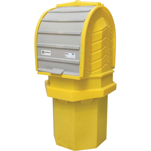 Ultra-Hard Top P1 Plus&reg; 1-Drum Hardtop Cover Spill Containment Unit Without Drain, 36" L x 36" W x 66" H, 800 lbs. Load Capacity NRZ Safety Inc.
