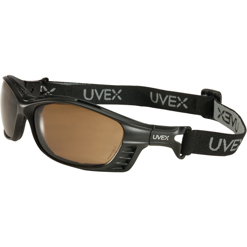 Lunettes de s&eacute;curit&eacute; Uvex Livewire avec lentilles HydroShield, Lentille Espresso, Antibu&eacute;e, R&eacute;pond ou surpasse la norme CSA Z94.3 NRZ Safety Inc.