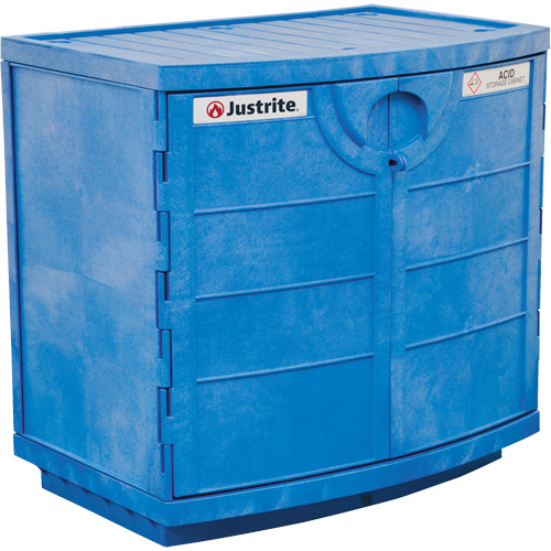 Polyethylene Corrosive/Acid Cabinet, 24 gal., 36" x 35" x 25" NRZ Safety Inc.