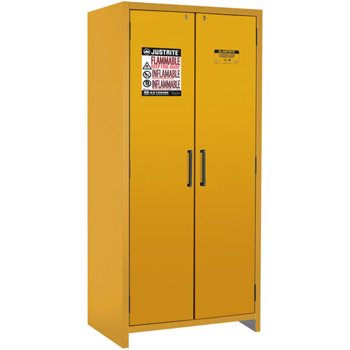 90-Minute EN Safety Storage Cabinet, 30 gal., 2 Door, 35.16" W x 76.89" H x 24.21" D NRZ Safety Inc.