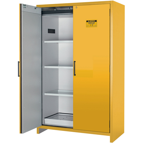 Armoire d'entreposage 90 minutes s&eacute;curitaire et conforme &agrave; la norme EN, 45 gal., 2 Porte(s), 46,97" La x 76,89" h x 24,21" p NRZ Safety Inc.