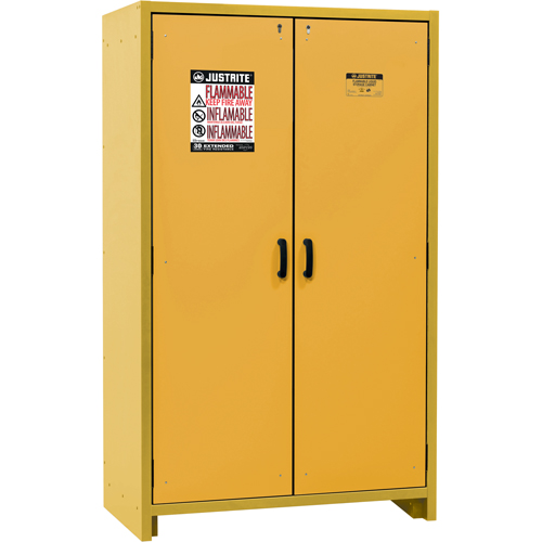 30-Minute EN Safety Storage Cabinet, 45 gal., 2 Door, 45.83" W x 76.65" H x 24.21" D NRZ Safety Inc.