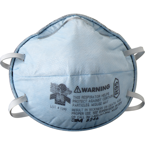 Respirateurs contre les particules 8246, R95, Certifi&eacute; NIOSH NRZ Safety Inc.