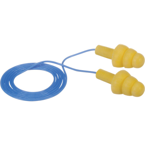 E-A-R Ultrafit Premolded Earplugs, Corded, Bulk - Polybag, 25 dB NRR, One-Size NRZ Safety Inc.