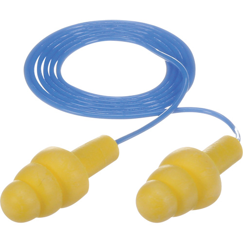 E-A-R Ultrafit Premolded Earplugs, Corded, Bulk - Polybag, 25 dB NRR, One-Size NRZ Safety Inc.