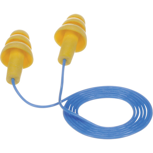 E-A-R Ultrafit Premolded Earplugs, Corded, Bulk - Polybag, 25 dB NRR, One-Size NRZ Safety Inc.