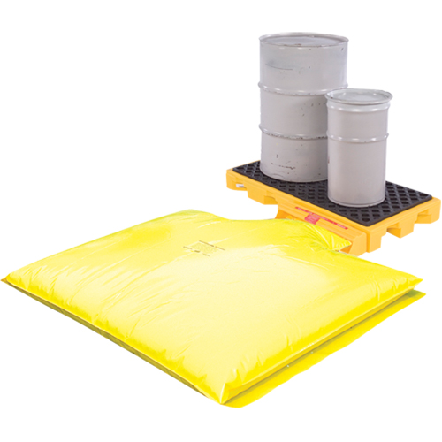 Spill Deck Bladder Systems, 88 US gal. Spill Capacity, 52" x 30.5" x 5.8" NRZ Safety Inc.