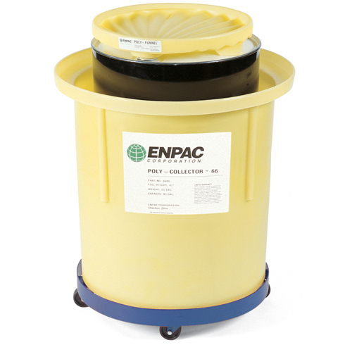 Poly-Collector 66 avec baril en acier, 32,5" dia. x 42" h, Cap. de d&eacute;versement 70 gal. US NRZ Safety Inc.