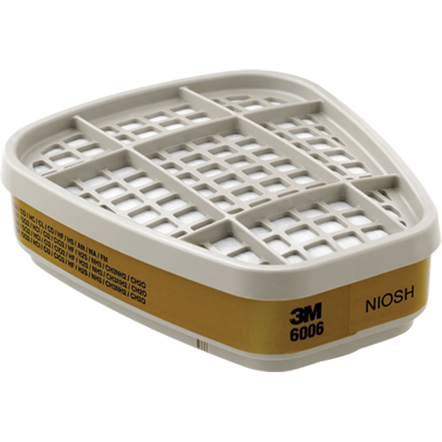 6000 Series Respirator Cartridges, Gas/Vapour Cartridge, Multi-Gas/Vapour NRZ Safety Inc.