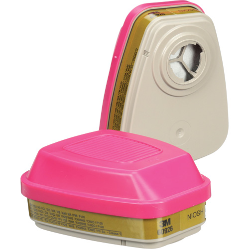 Cartouches pour respirateur s&eacute;rie 6000, Cartouche gaz/vapeur, Gaz multiples/Vapeurs/P100 NRZ Safety Inc.