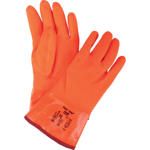 Polar Grip&reg; 23-700 Gloves, 9/Large, PVC Coating, Nylon Shell NRZ Safety Inc.