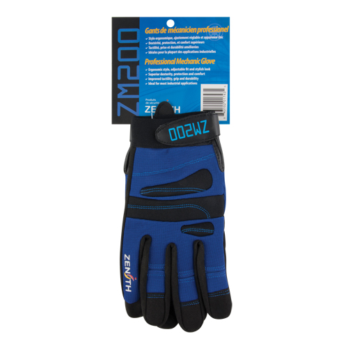 Gants pour m&eacute;canicien ZM200, Paume Synth&eacute;tique, Taille Moyen NRZ Safety Inc.