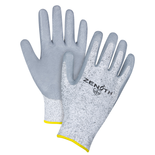 Gants &eacute;lastiques sans coutures r&eacute;sistants &agrave; la coupe, Taille 2T-Grand/11, Calibre 13, Rev&ecirc;tement Nitrile, Enveloppe en PEHP, ANSI/ISEA 105 niveau 2/EN 388 niveau 3 NRZ Safety Inc.