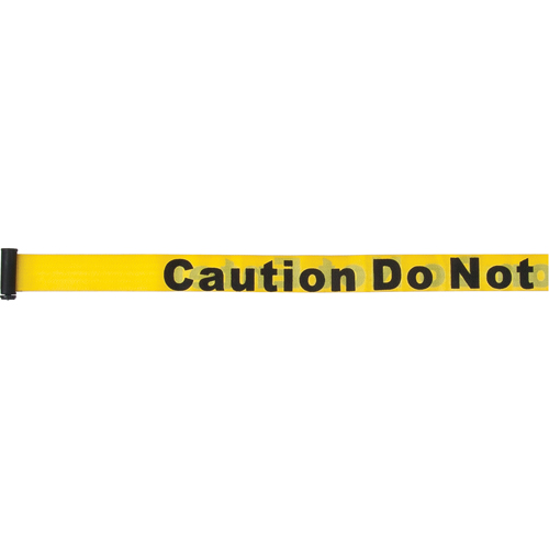 Tape Cassettes for Build-Your-Own Crowd Control Barriers, Caution Do Not Enter, 7', Yellow Tape NRZ Safety Inc.