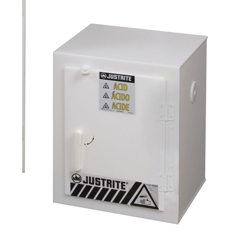 Armoires solides en poly&eacute;thyl&egrave;ne pour acides, 6 x 0,66043 gal., 17" x 22" x 17" NRZ Safety Inc.