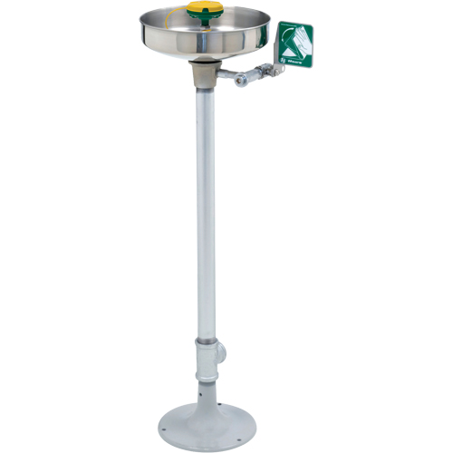 Axion&reg; Eye/Face Wash Station, Pedestal Installation, Stainless Steel Bowl NRZ Safety Inc.