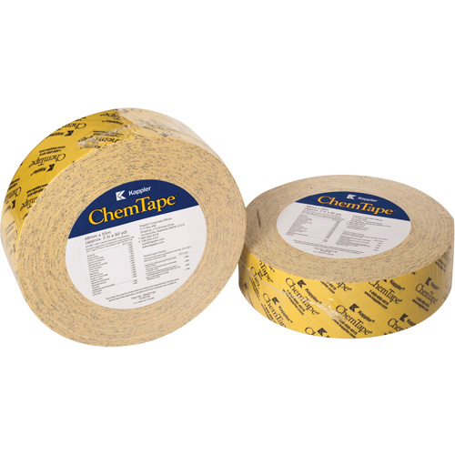 ChemTape&reg; Chemical-Resistant Tape, 50.8 mm (2") x 50 m (164'), Yellow NRZ Safety Inc.