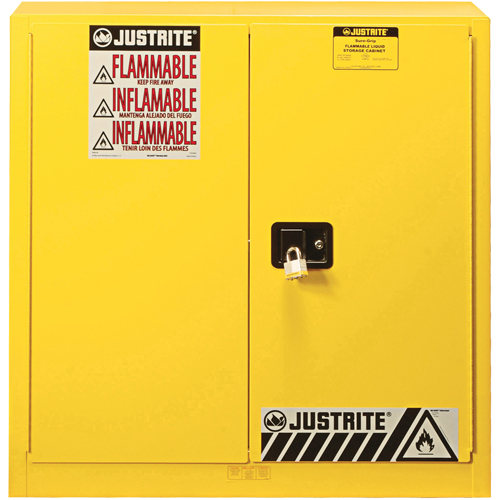 Sure-Grip&reg; EX Flammable Safety Cabinet, 30 gal., 2 Door, 36" W x 35" H x 24" D NRZ Safety Inc.