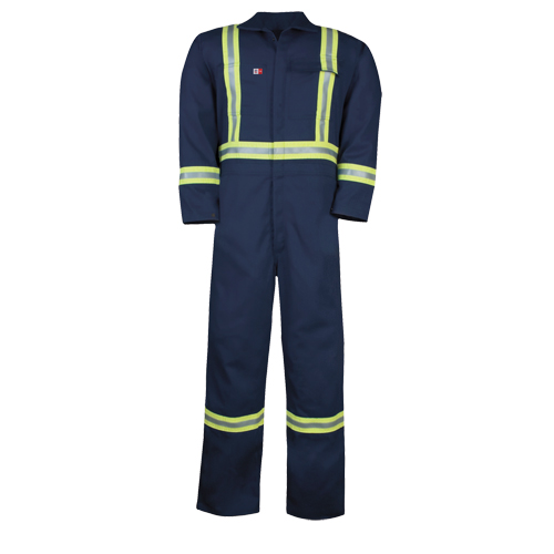Combinaison non doubl&eacute;e Westex UltraSoft, Taille 34/36, Bleu marine, 12,4 cal/cm2 NRZ Safety Inc.