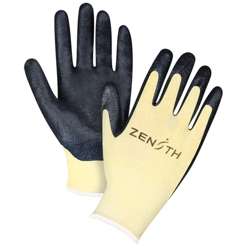 Gants r&eacute;sistants &agrave; la coupe avec prise sup&eacute;rieure, Taille 12/3T-Grand, Calibre 13, Rev&ecirc;tement Mousse de nitrile, Enveloppe en Aramide, ANSI/ISEA 105 niveau 3/EN 388 niveau 5 NRZ Safety Inc.