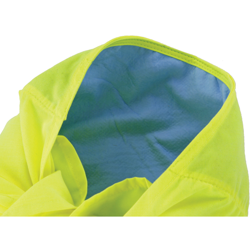 Chill-Its&reg; 6710CT Cooling Triangle Hats, High Visibility Lime-Yellow NRZ Safety Inc.