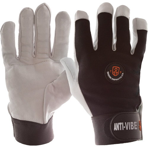 Anti-Vibration Air Glove&reg;, Size Medium, Pearl Leather Palm NRZ Safety Inc.