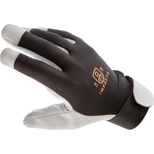 Anti-Vibration Air Glove&reg;, Size Medium, Pearl Leather Palm NRZ Safety Inc.