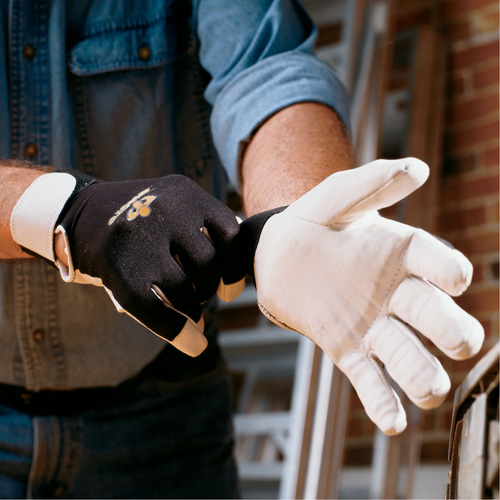 Anti-Vibration Air Glove&reg;, Size Medium, Pearl Leather Palm NRZ Safety Inc.