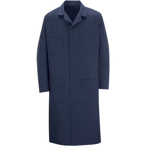 Shop Coats, Poly-Cotton, Size 36, Navy Blue NRZ Safety Inc.