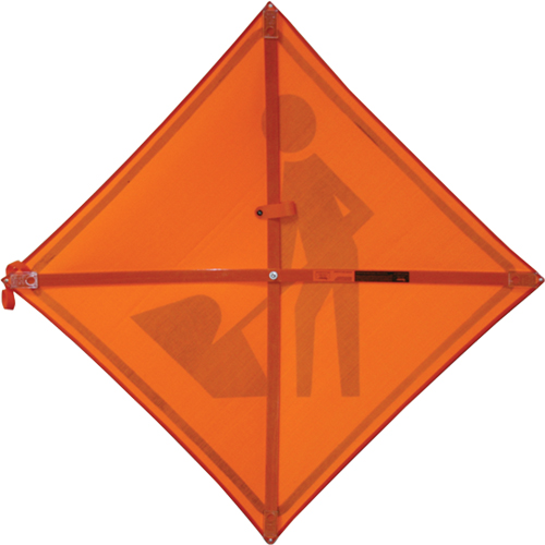 Tilt-Adjust Cross Ribs Sign Supports NRZ Safety Inc.