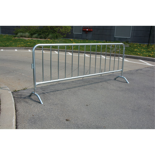 Barri&egrave;re portative, Emboîtables, 102" lo x 40" h, Argent NRZ Safety Inc.