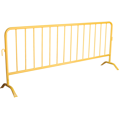 Barri&egrave;re portative, Emboîtables, 102" lo x 40" h, Jaune NRZ Safety Inc.