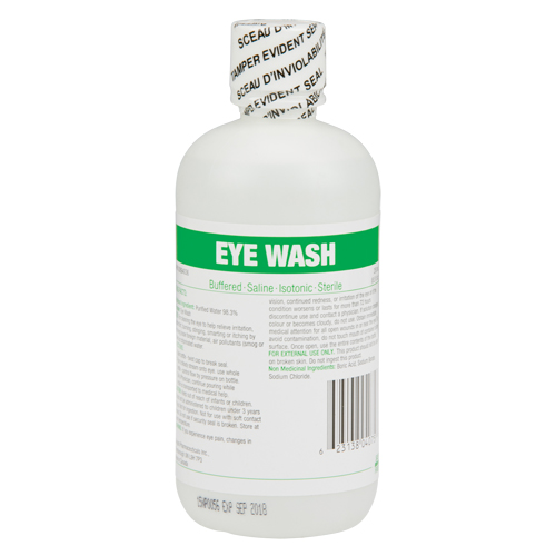 Eyewash, Full Bottle, 250 ml NRZ Safety Inc.