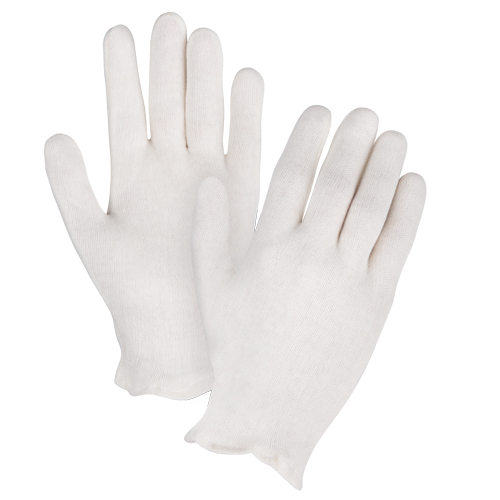 Gants d'inspection de poids moyen, Poly/coton, Poignet &agrave; ourlet, Dames NRZ Safety Inc.
