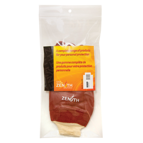 Red Smooth-Finish Chemical-Resistant Gloves, Size 9, 10" L, PVC, Interlock Inner Lining, Heavy Weight NRZ Safety Inc.